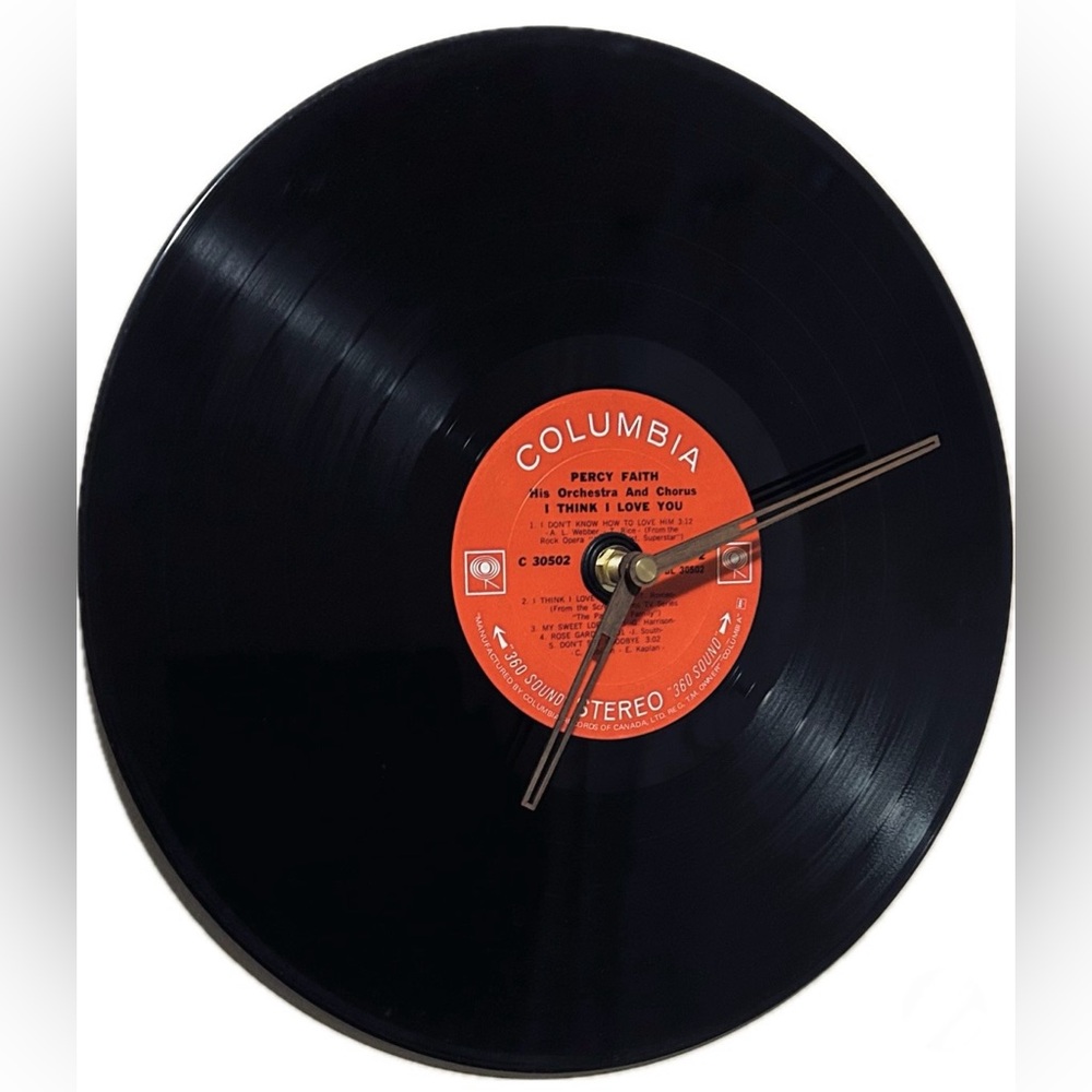 Vinyl Record Wall Clock (kit)